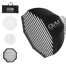 GVM Soft Boxes Lighting, Bowens Mount with Honeycomb Grid, Compatible with P8...