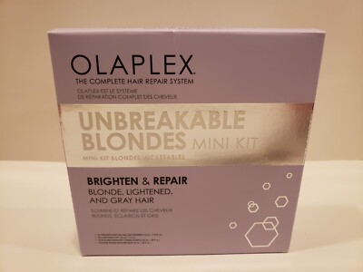 Olaplex~The Complete Hair Repair System Unbreakable Blondes Mini Kit~4 Piece Set