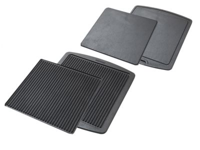 Skeppshult Brat- und Grillplatte Gusseisen wendbar mit/ohne Griff Rand 35x30 cm