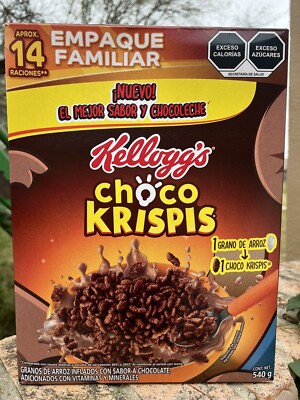 Kellogg's Breakfast Cereal Cocoa Choco Krispis 540g New Sealed