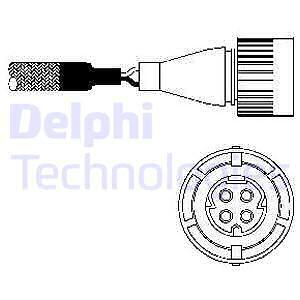 Delphi ES10254-12B1 Lambda Sensor For BMW Porsche-image