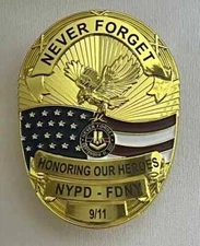 Limited Edition 9/11 memorial badge