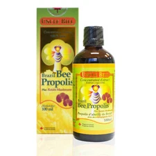 Bill Natural Sources Brazil Bee Propolis w/ Reishi Alcohol Free Resin 100ml NEW