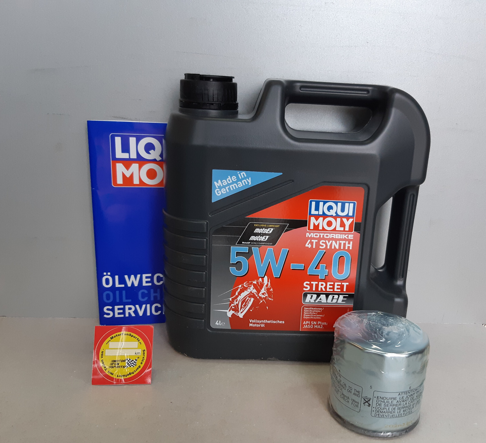 Oil Change Set BMW R 1200 CL Engine Oil Oil Filter Liqui Moly