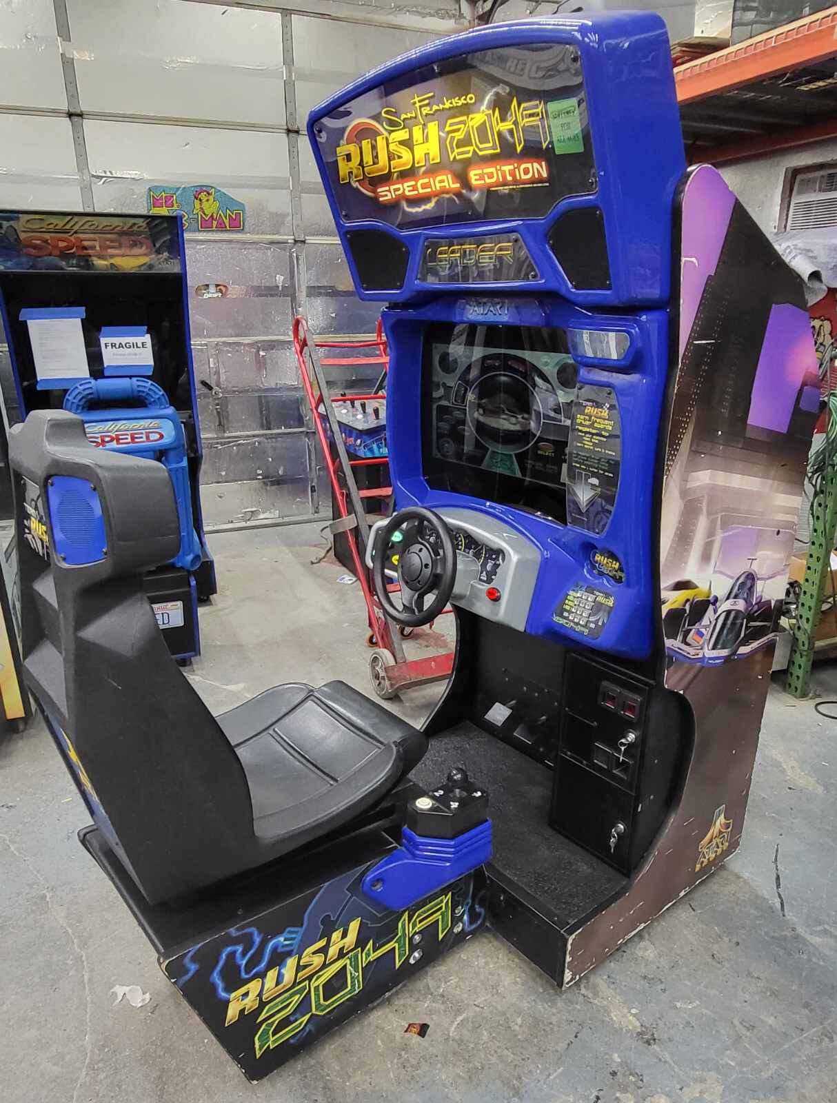 RUSH 2049 Special Edition Arcade Driving Racing Video Game San ...