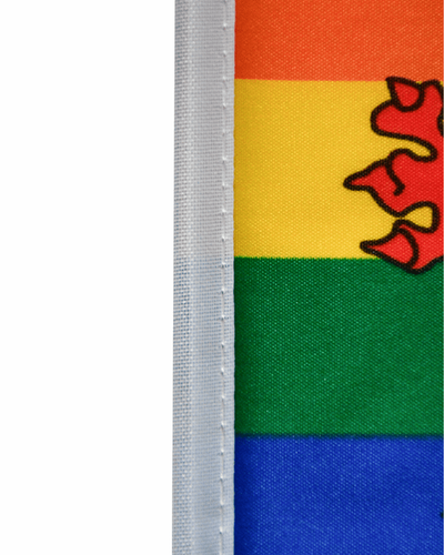 Kleine Flagge Regenbogen Wales - ideal zum Basteln - 23 cm x 15 cm - Bild 3 von 3