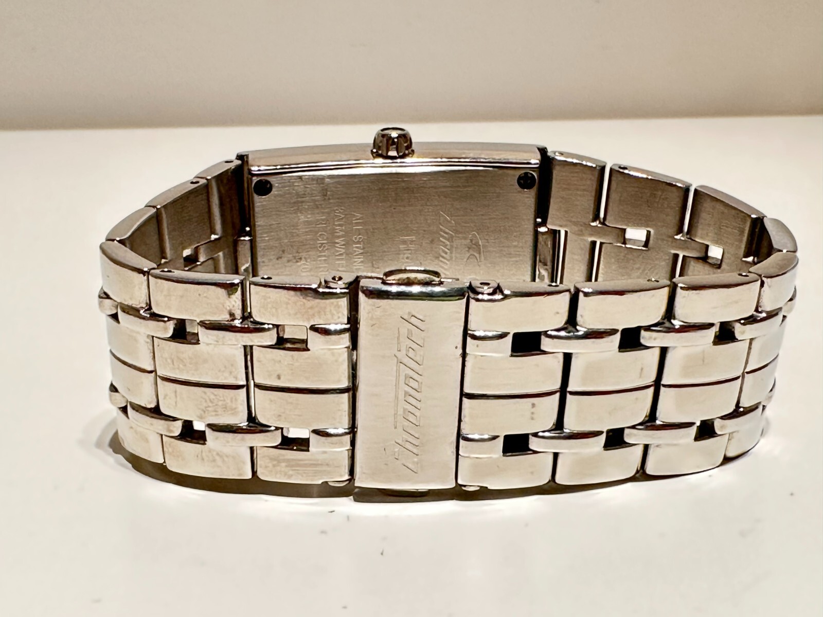 RETRO BEAUTIFUL SOLID ST.STEEL RECTANGLE MEN'S QU… - image 7