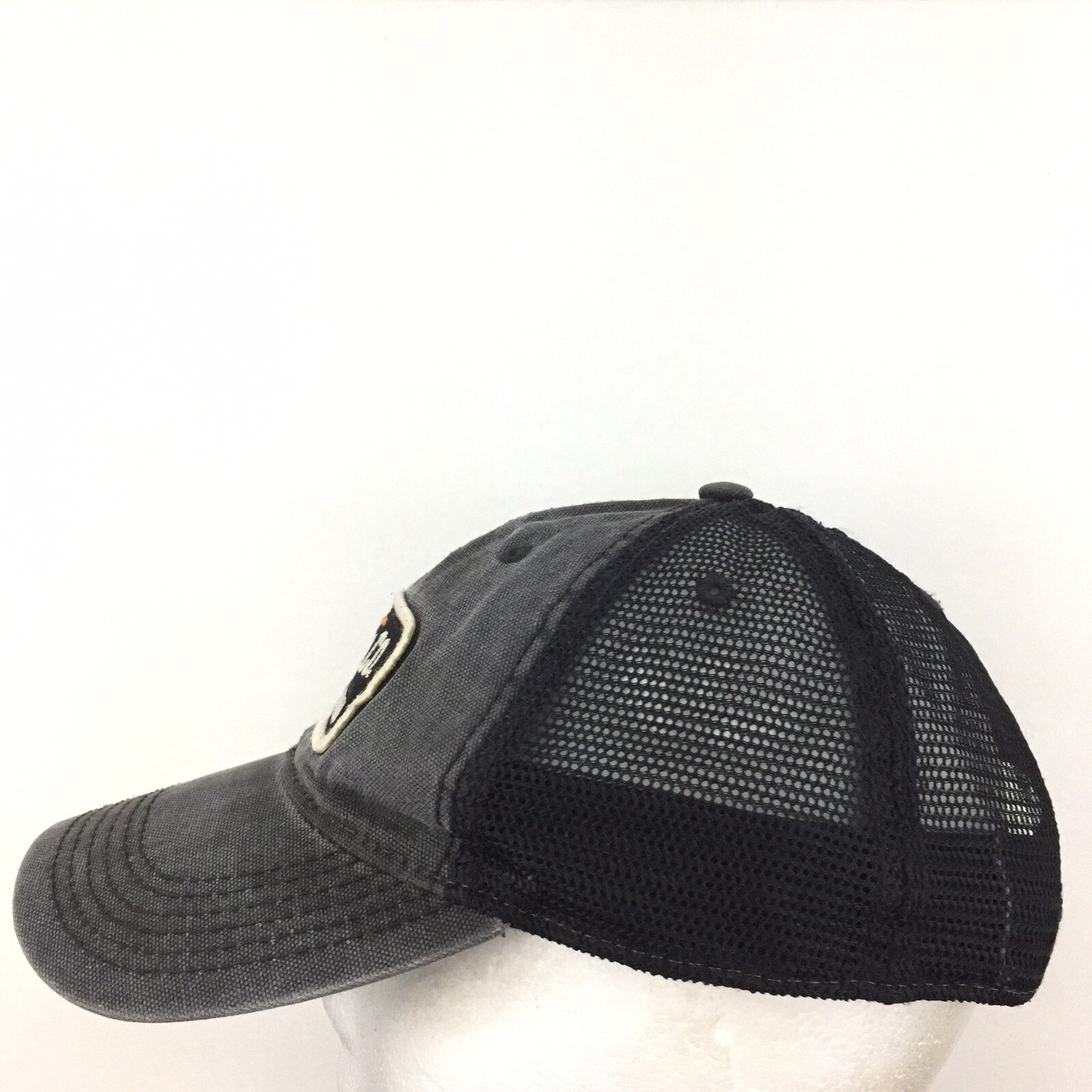 Island Fish Marathon Patch Hat Script Logo Mesh S… - image 4