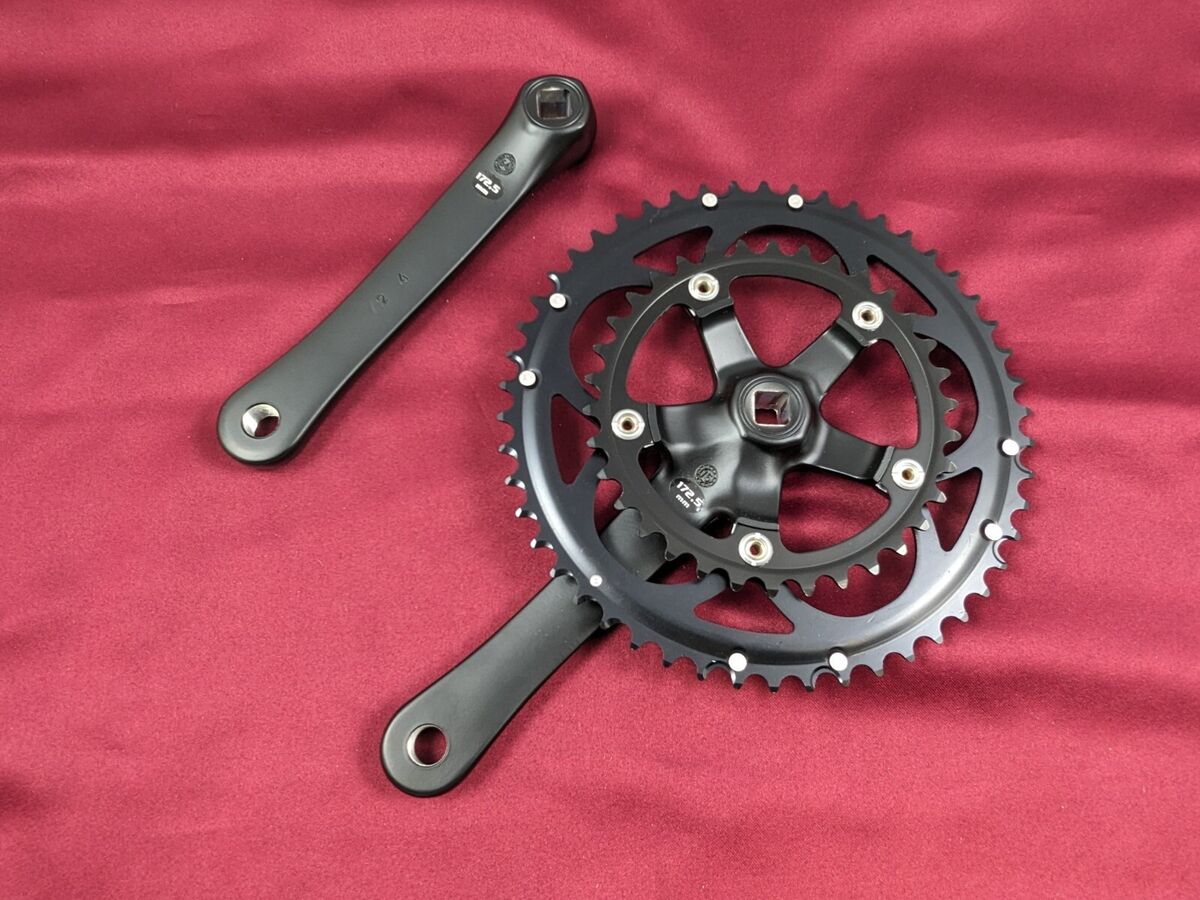 Campagnolo Mirage CT 50/34t Crankset 9 Sp 172.5 Black Campagnolo Mirage CT 50/34t Crankset 9 Sp 172.5 Black