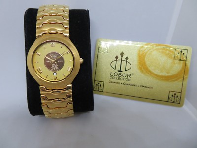 SELTENE LOBOR SIR WILIAM UHR mit einer 999,9% Goldmünze. 299,00 