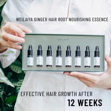 Weilaiya Ginger Herbal Hair Growth Stimulate Serum (8tubes/pk)+FREE SHIP+US