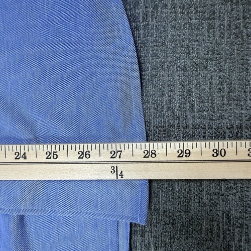 Boggi Milano Shirt Men’s Medium Blue 39 Italian Style Long Sleeve Button Cotton - Picture 6 of 7