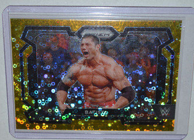 2024 Panini Prizm Undercard Disco GOLD Dave Batista # 09/10