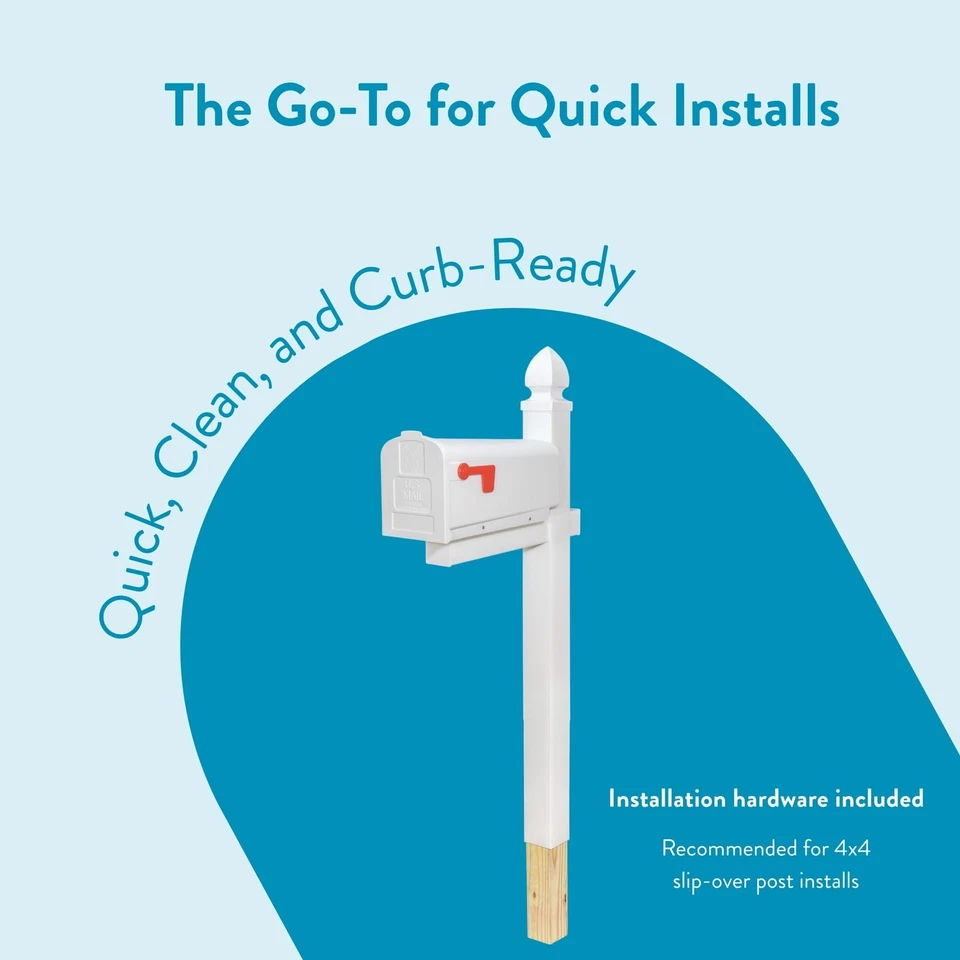 23" Height, No Dig, 4x4 Wooden Pine Post Insert with Anchor Kit for Slip Over... - Image 3 of 4