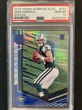 2018 Donruss Elite Rookies Sam Darnold #151 Status /14 (RC) SUPERBOWL CHAMPION
