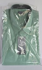 Van Heusen Men's Short Sleeve Dress Shirt Regular Fit XL Poplin Wrinkle Free 17