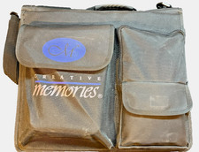 Creative Memories Scrapbooking Tote w/ Pens Scissors Templates Cutting Patterns