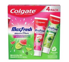 Colgate Max Fresh Fruity Toothpaste, 4.8 Ounce Pack of 4