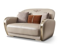 Couch Chesterfield Leder Textil Polster Sofa Couchen Sofas Designer Neu 2 Sitzer