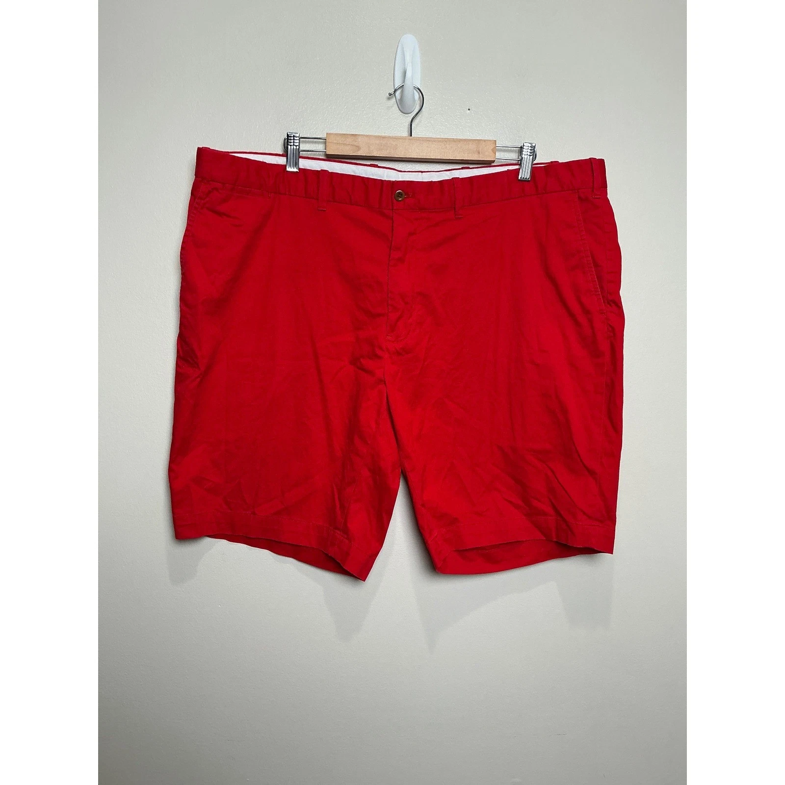 Polo Golf Ralph Lauren Shorts Mens 42 Red Cotton Twill Stretch