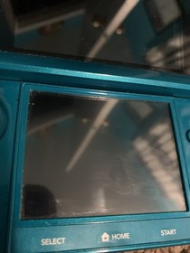 Nintendo 3DS Original - Aqua Blue + Super Mario Bros 2 Metroid READ