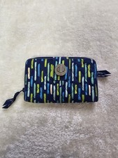 Vera Bradley Quilted Zip Around Turn Lock Wallet