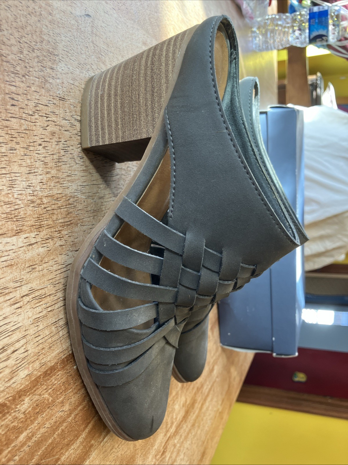 Universal Thread Aiden Gray Mules Booties Slip On… - image 4