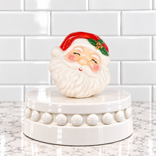 Nora Fleming Jolly Old Soul Mini A465 Santa Face Christmas Hand Painted Ceramic