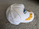 Goodyear Blimp Captains Snapback Baseball Hat, White — photo 3
