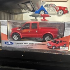 1/28 SCALE 2019 FORD F-350 SUPER DUTY FRICTION RED MODEL TRUCK FOR SLOT CARS