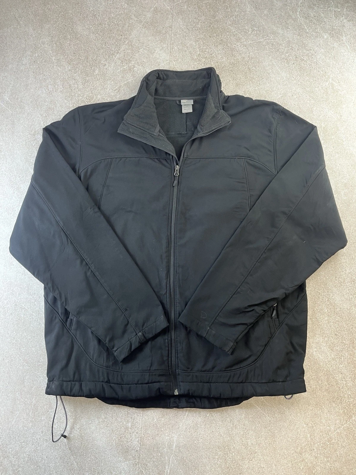 C9 by Champion Duo Dry Jacket Softshell Fleece Lined Warm Outdoor Men's L Black