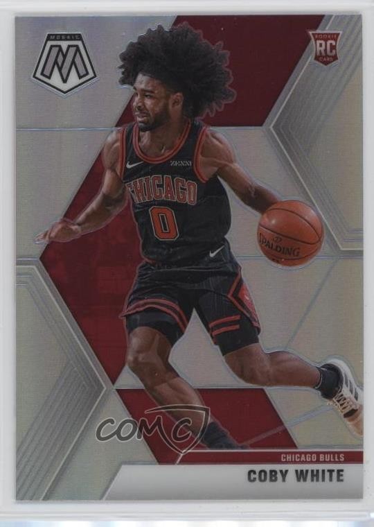 2019-20 Panini Mosaic Rookies Silver Prizm Coby White #211 c5b