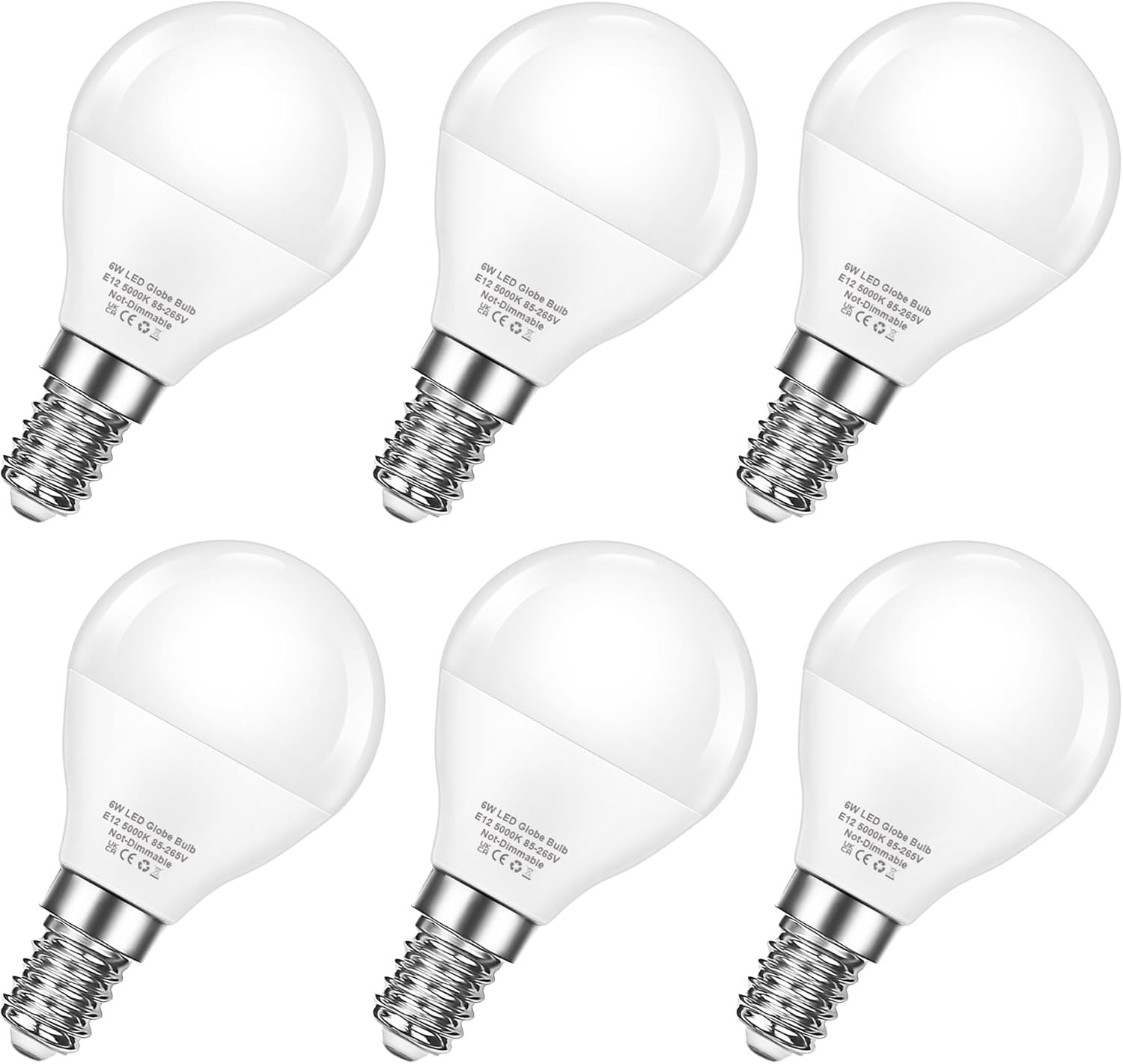 60w Equivalent E12 Led Bulb Super Bright 600lm Dayl
