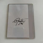 LAWRENCE TAYLOR HOF NY GIANTS LB SIGNED AUTOGRAPHED INDEX CARD 3X5