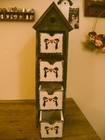 Decorative birdhouse with 4 drawers for storage — photo 4
