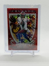 2025 Panini Rookies & Stars - Crusade Jayden Daniels #30 Red Plaid