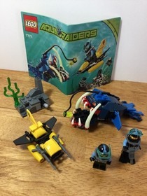 LEGO Aquazone: Aqua Raiders Lot of 3 Sets 7770, 7771 & 7776 READ