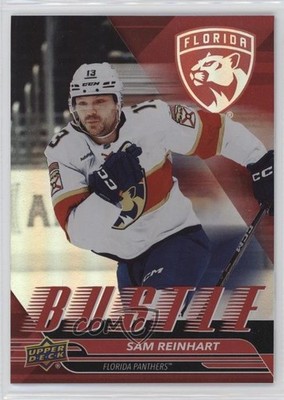 2025-26 Upper Deck Series 1 Bustle Red 169/199 Sam Reinhart #B-17 1t86