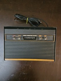 Atari 2600 (CX-2600 A) Console Wood Grain 4 Switch Untested Vintage Game System
