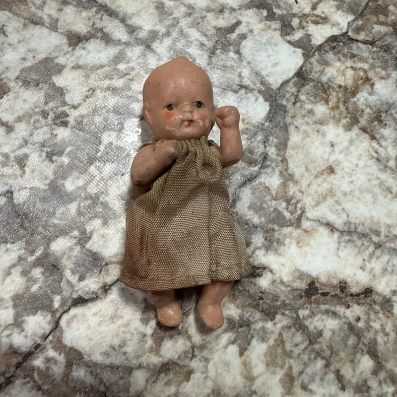3" Bisque Japan Baby Doll Antique