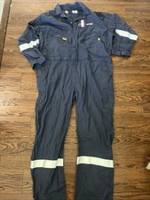 Lapco FR GOCD6NY Coverall Jumpsuit Mens 58 Tall Blue Reflective Zip Up AMERIGAS