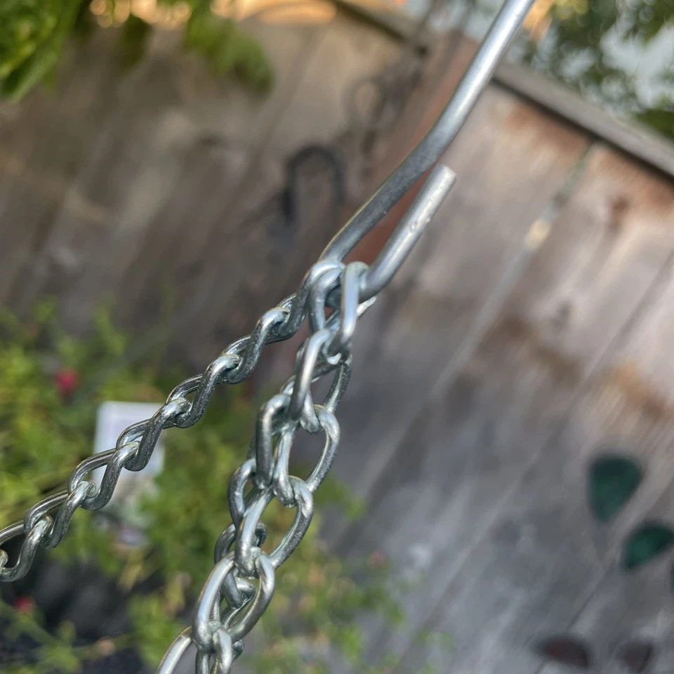 Cesta de almacenamiento colgante de pared cesta de frutas dos niveles percha para plantas para cocina, etc. Foto 3 de 4