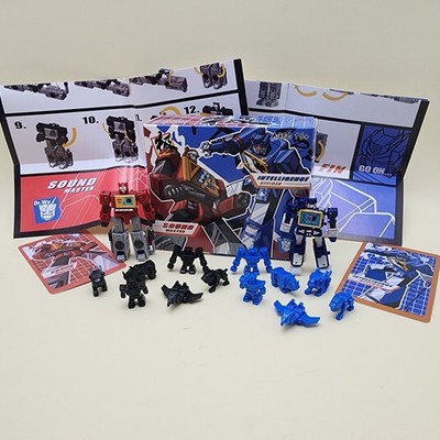 DR WU - Battle-Damage G1 Soundwave DW-E02D 2.5'' & G1 BLASTER DW-E16D [COMPLETE]