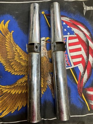 VINTAGE MCM SUPERIOR +1.5” FC-1 FORK SHROUDS COVERS- HARLEY