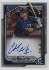 2024 Bowman Chrome Rookie Auto Refractor 17/499 Cade Marlowe #CRA-CM Auto 1a39