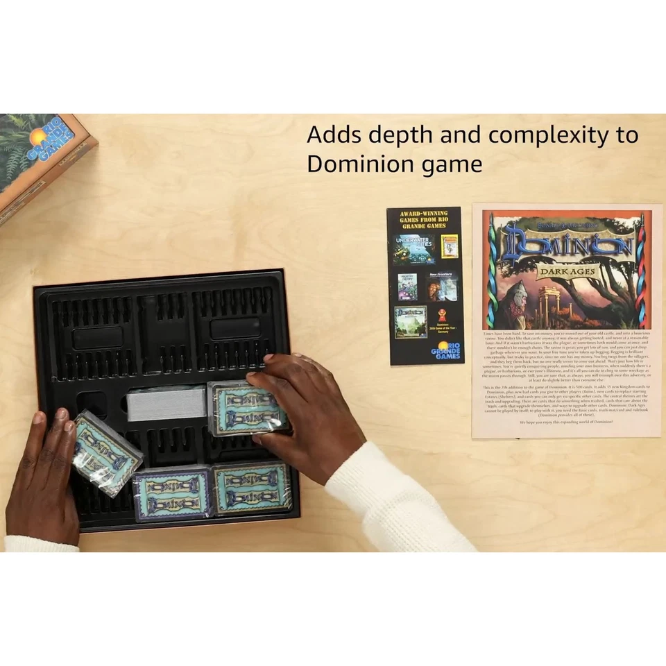 Rio Grande Games Dominion Dark Ages Expansion, Marrón Foto 4 de 4