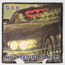 G.B.H. No Need To Panic! LP Album Combat Whiz Pig's At The Wheel Punk Rock Hard
