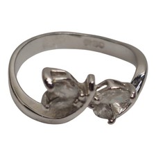 925 Sterling Silver RSC Stamped Dragonfly Ring Size 5.5 1.92g Cute Nature Gift