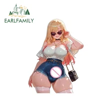 EARLFAMILY 5.1" Alluring Futa Kitagawa Marin Big Boobs Wall Sticker Vinyl Decal 