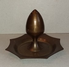 Porta / Brucia Incenso in ottone h= 11 cm . A forma di uovo